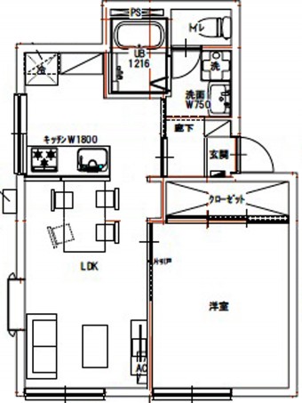 リフォーム後の図面
